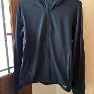 Arc'teryx Navy Kyanite Hooded Jacket